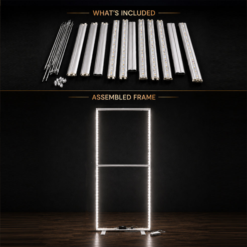 SEG Fabric LED Light Box Display - 2.8ft W x 6.5ft H