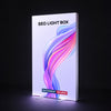 Caisson lumineux LED en tissu SEG - 122 cm (L) x 198 cm (H) 