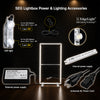 Caisson lumineux LED en tissu SEG - 122 cm (L) x 198 cm (H) 