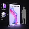 Caisson lumineux LED en tissu SEG - 122 cm (L) x 198 cm (H) 