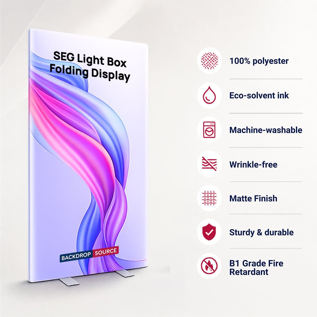 Présentoir pliable SEG Light Box 