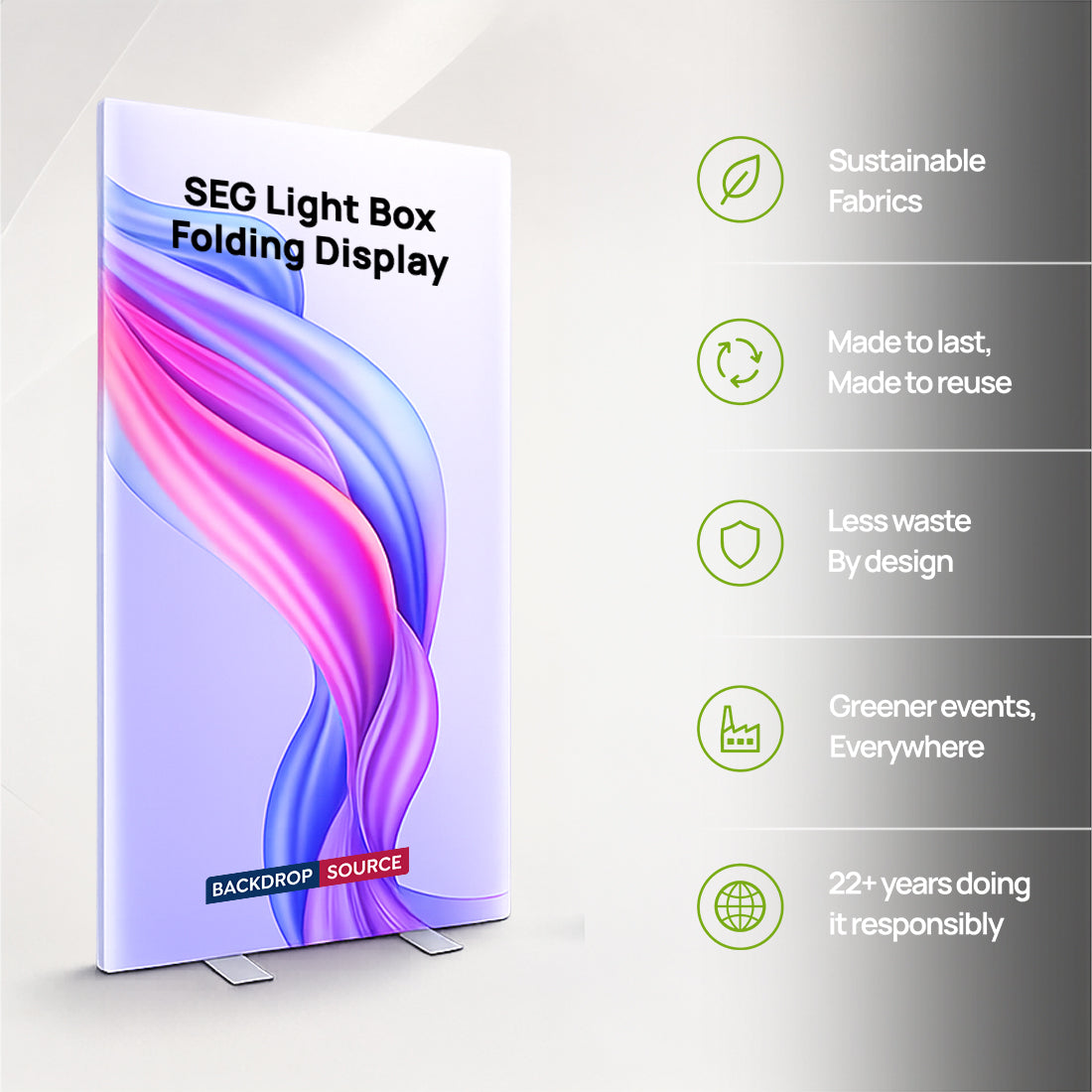 Présentoir pliable SEG Light Box 