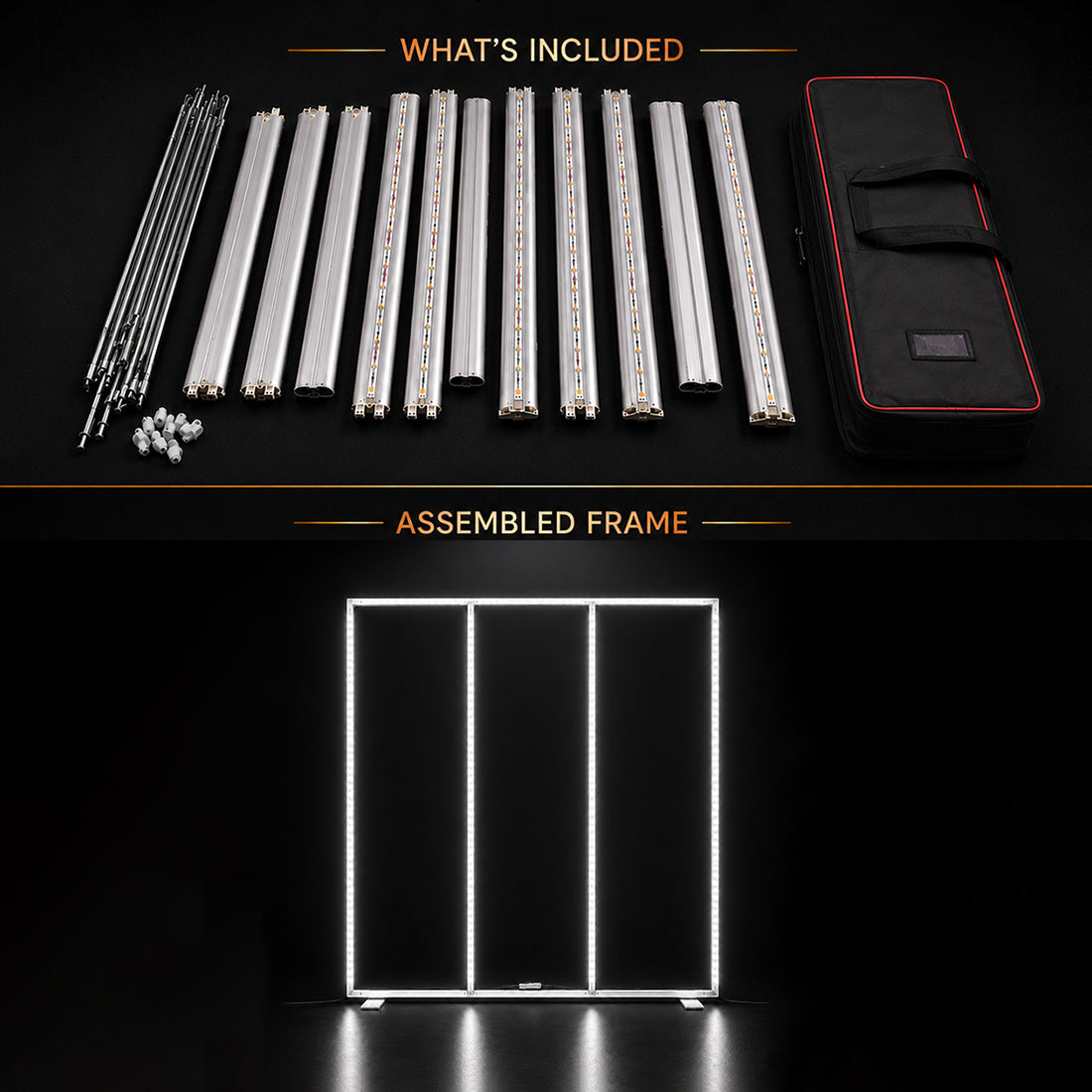 Caisson lumineux LED surdimensionné SEG - Hauteur de 4 m (13 pieds) 