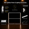 Caisson lumineux LED en tissu SEG - 2,5 m de largeur x 2,5 m de hauteur 