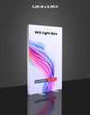 SEG Frameless Fabric LED Light Box Display - 3.2ft W x 6.5ft H