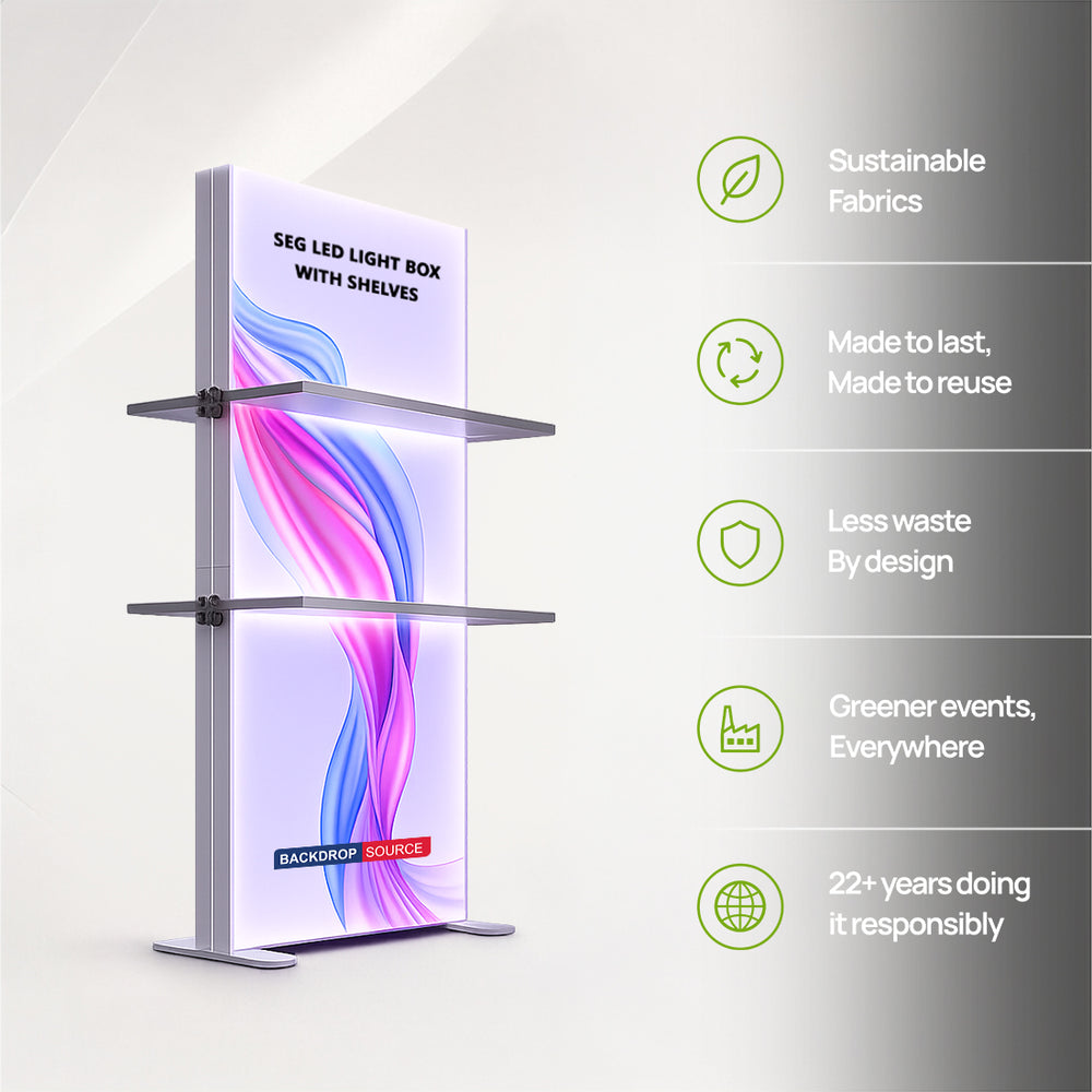 SEG LED Light Box with Shelves