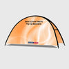 Semi-Circle Fabric Pop Up Banners (Double Side Printed)