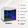 Conception graphique modulaire pour un stand de 3 m de large x 3 m de profondeur 