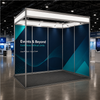 Conception graphique modulaire pour un stand de 3 m de large x 2 m de profondeur 