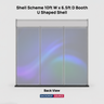 Shell scheme Exhibition Graphics for 10ft Wide x 6.5ft Depth Booth