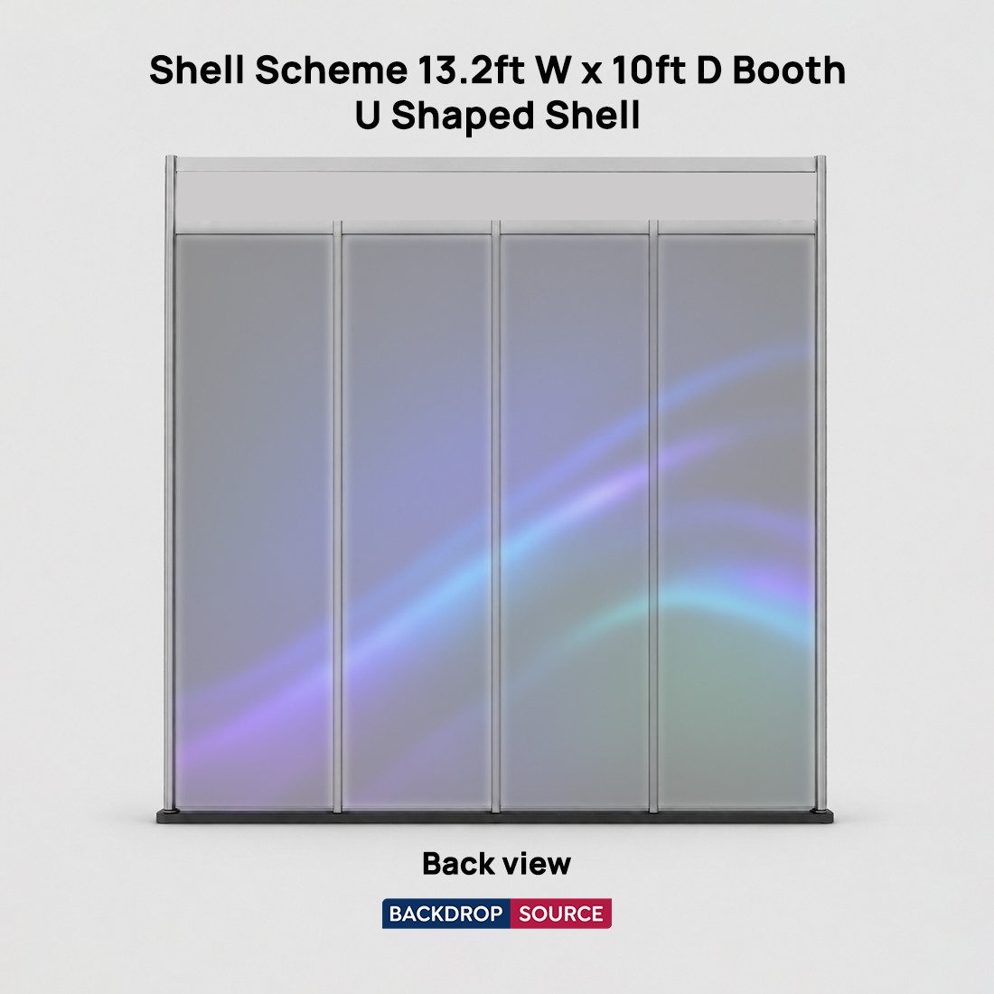 Graphismes pour stand d'exposition (structure modulaire) de 4 m de large x 3 m de profondeur 