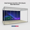 Graphismes pour stand d'exposition (structure modulaire) de 5 m de large x 3 m de profondeur 