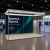 Graphismes pour stand d'exposition (structure modulaire) de 5 m de large x 3 m de profondeur 