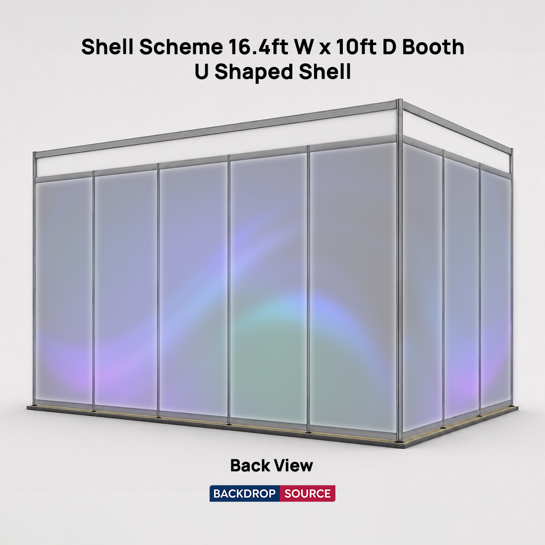 Graphismes pour stand d'exposition (structure modulaire) de 5 m de large x 3 m de profondeur 