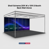 Conception graphique modulaire pour un stand de 6 m de large x 3 m de profondeur 