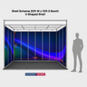 Shell scheme Exhibition Graphics for 20ft Wide x 10ft Depth Booth