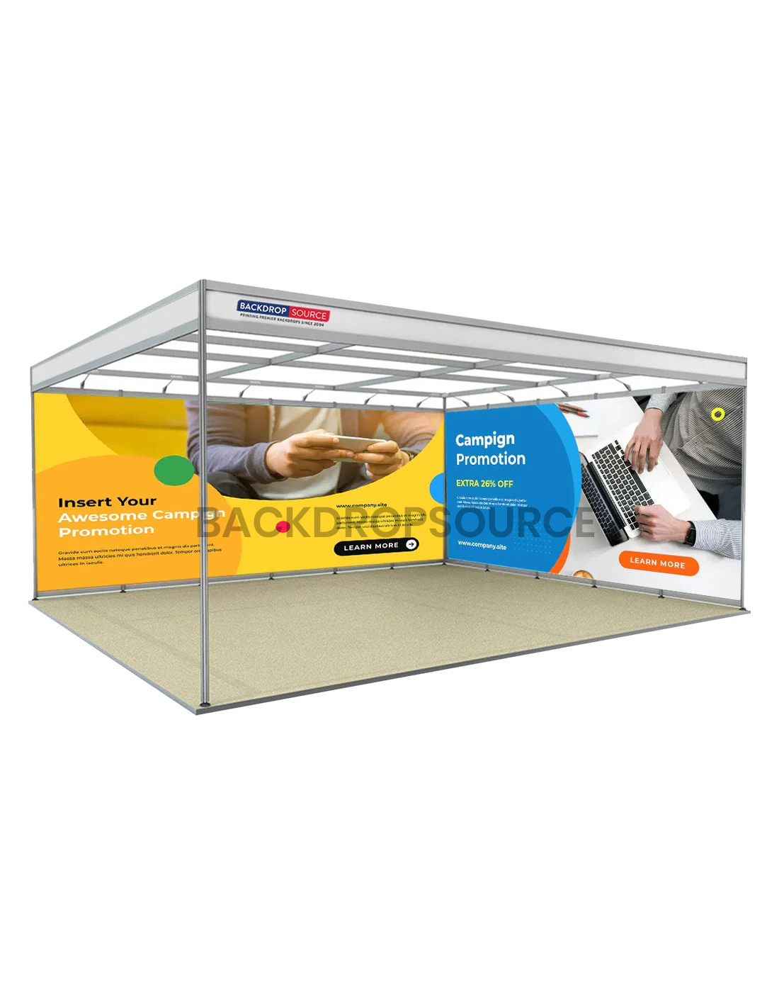 Shell Scheme Exhibition Graphics Canada – Full Coverage Seamless ...