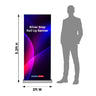 Silver Step Fabric Roll Up Banner