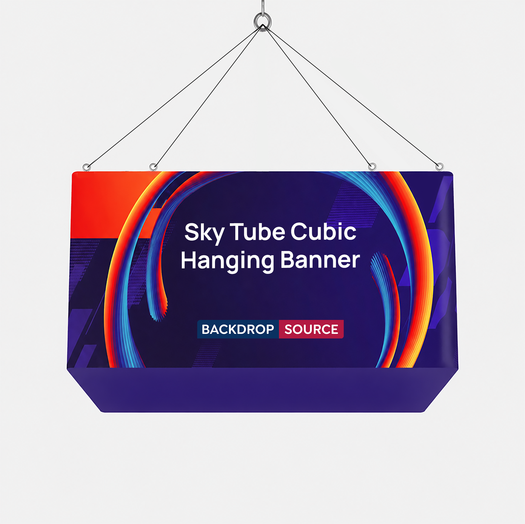 Bannière suspendue cubique Sky Tube 