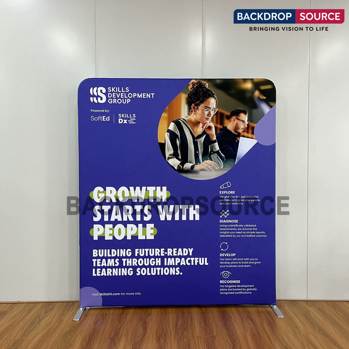 Straight Tension Media Wall
