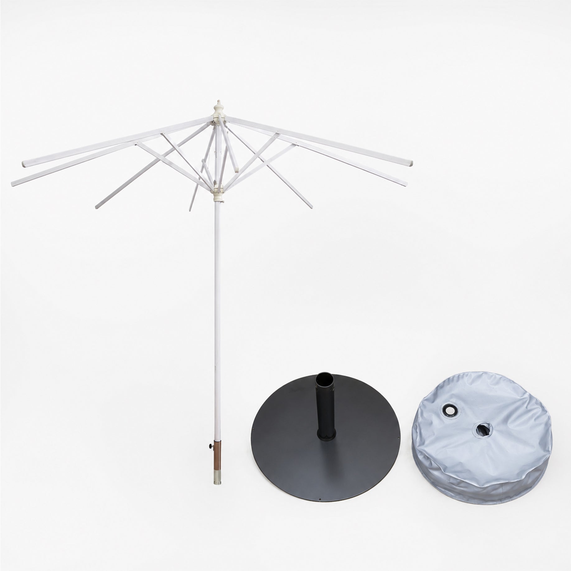 Parasols carrés avec lambrequins – 3 m x 3 m 