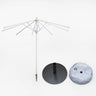 Parasols carrés avec lambrequins – 3 m x 3 m 