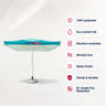 Parasols carrés avec lambrequins – 3 m x 3 m 