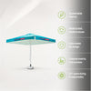 Parasols carrés avec lambrequins – 3 m x 3 m 