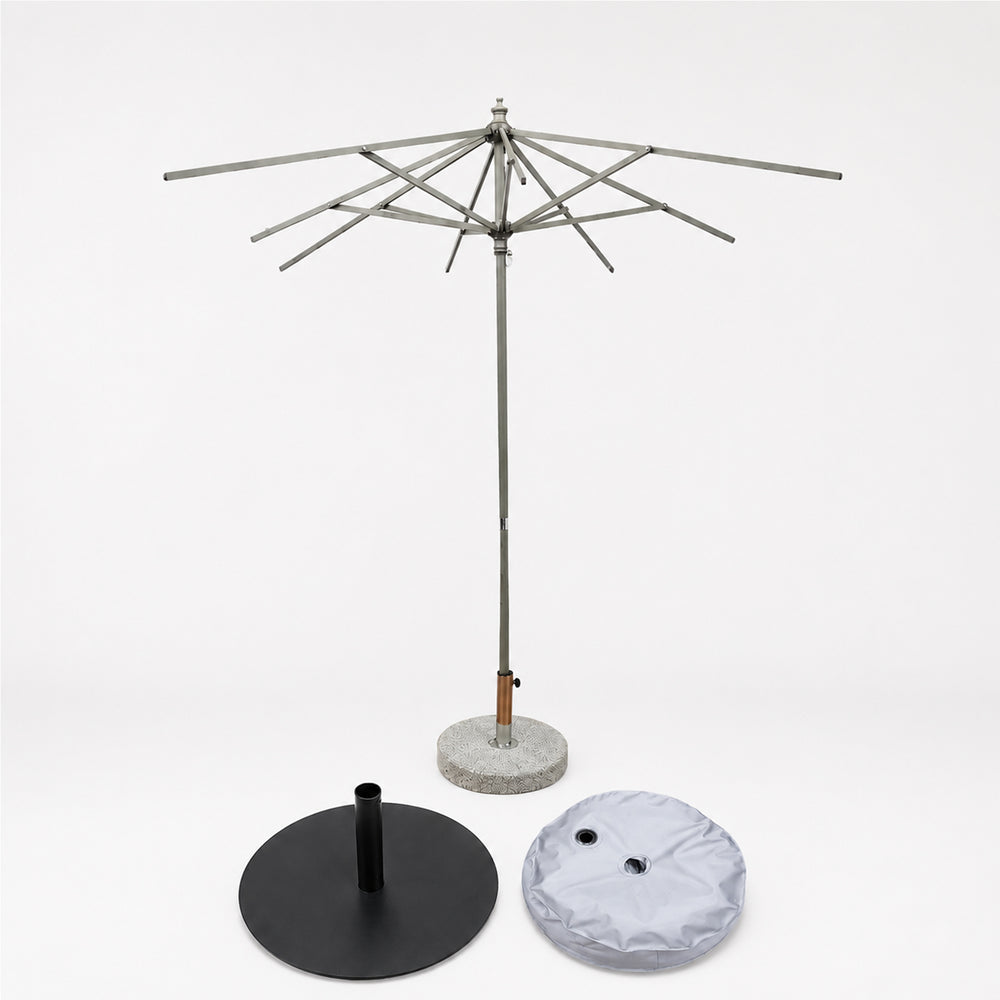 Parasol carré pour terrasse – 1,98 m x 1,98 m 