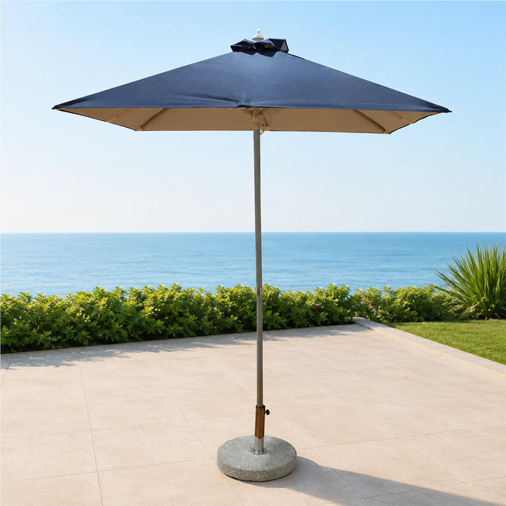 Parasol carré pour terrasse – 1,98 m x 1,98 m 