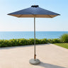 Parasol carré pour terrasse – 1,98 m x 1,98 m 