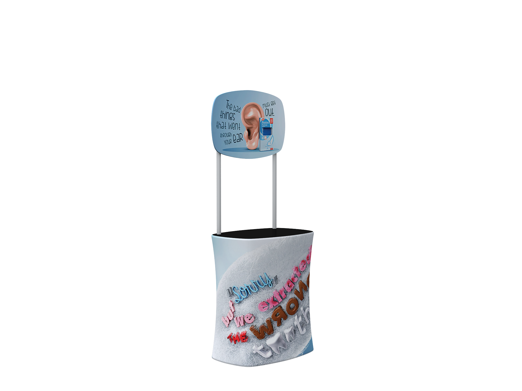 Rectangle Counter with Header Panel