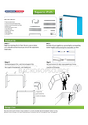 Square shape Tension Fabric Display Arch