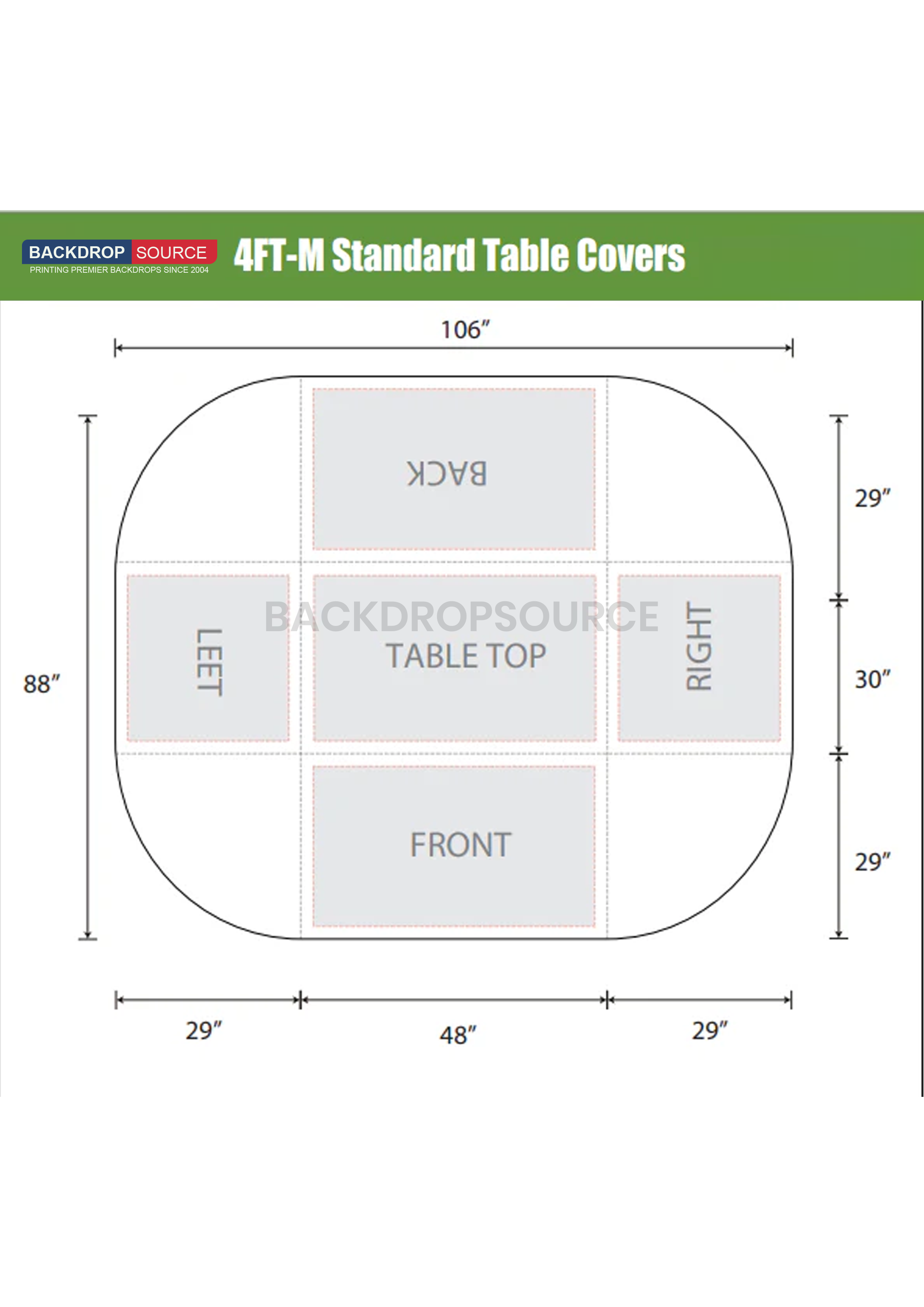 FIFA 2026 Standard Table Covers
