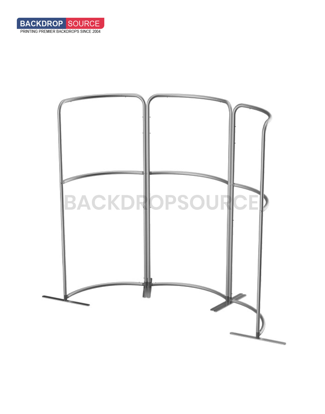 Magnetic Fabric Booth Display - Model 2 (6.5 x 6.5ft)