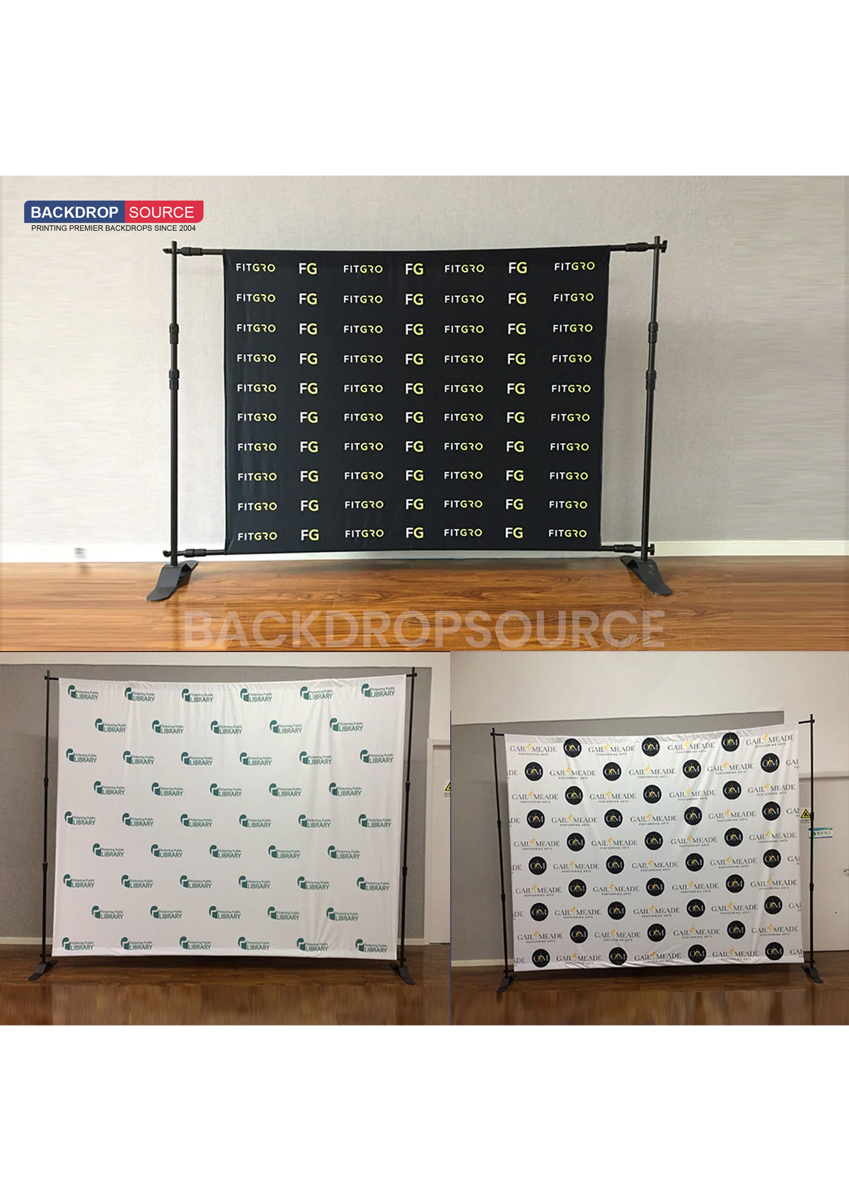 Step and Repeat Backdrop Banner for Red Carpet Events – Backdropsource ...