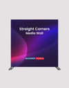 Straight Tension  Media Wall - Straight Corner