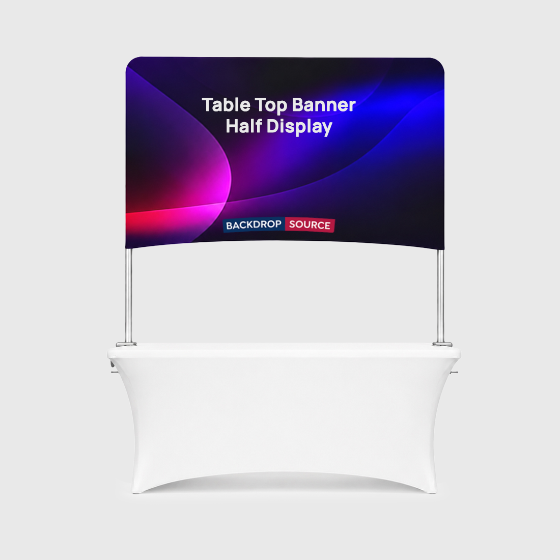 Bannière de table - Demi-affichage 