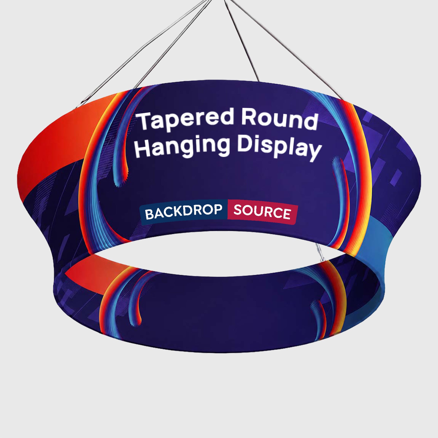 Tapered Round Hanging Display