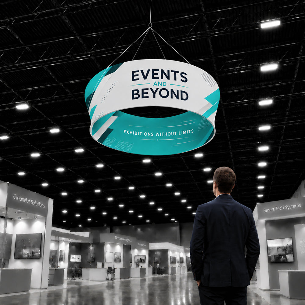 Tapered Round Hanging Display