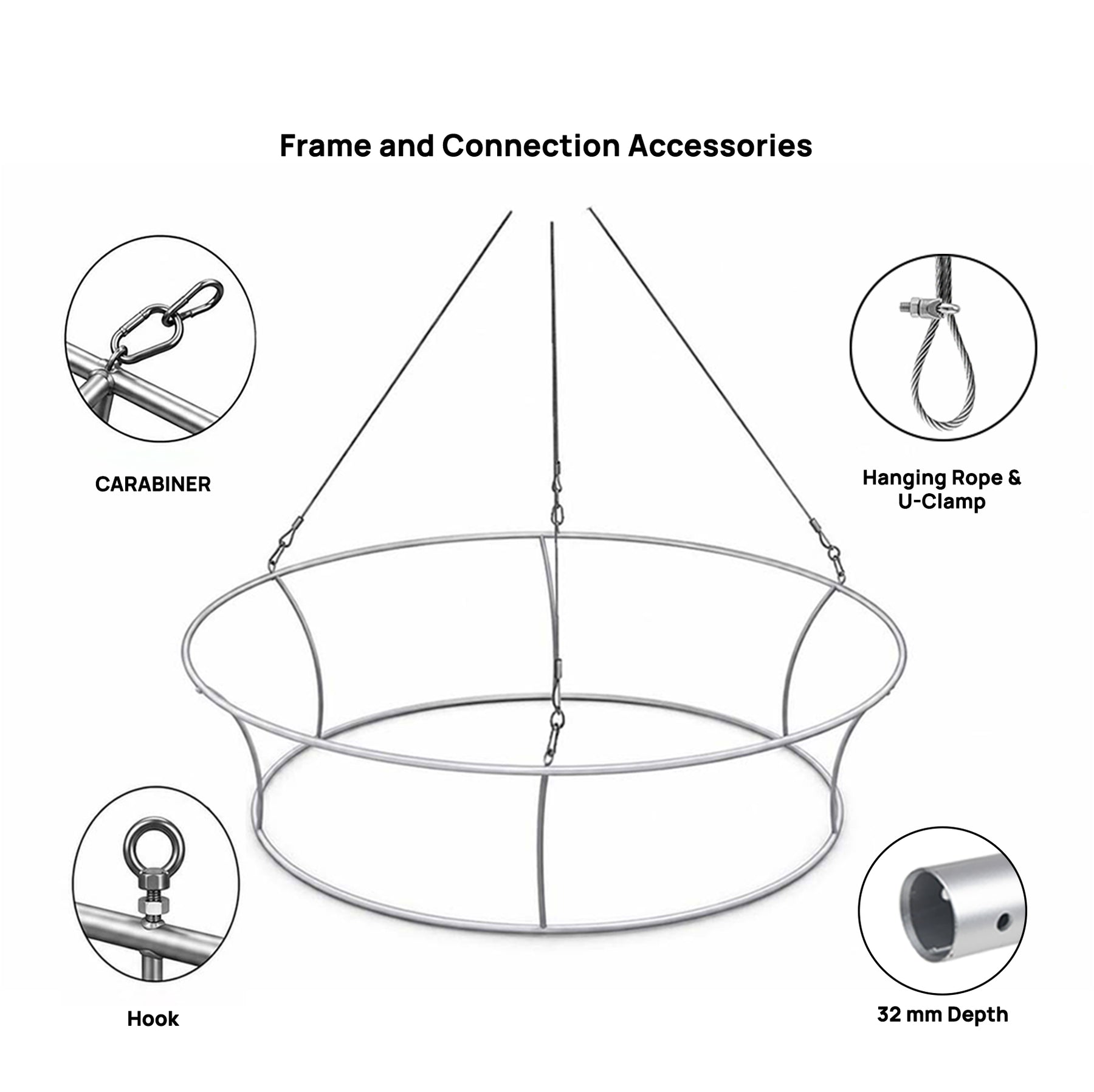 Tapered Round Hanging Display