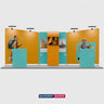 Ensemble d'exposition ultime - 6 m x 3 m 