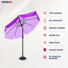 Parasols de terrasse inclinables avec lambrequins (structure en fer) – 2,7 m x 2,7 m 