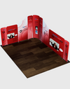 Magnetic Fabric Booth Display - Model 5 (13 x 13ft)