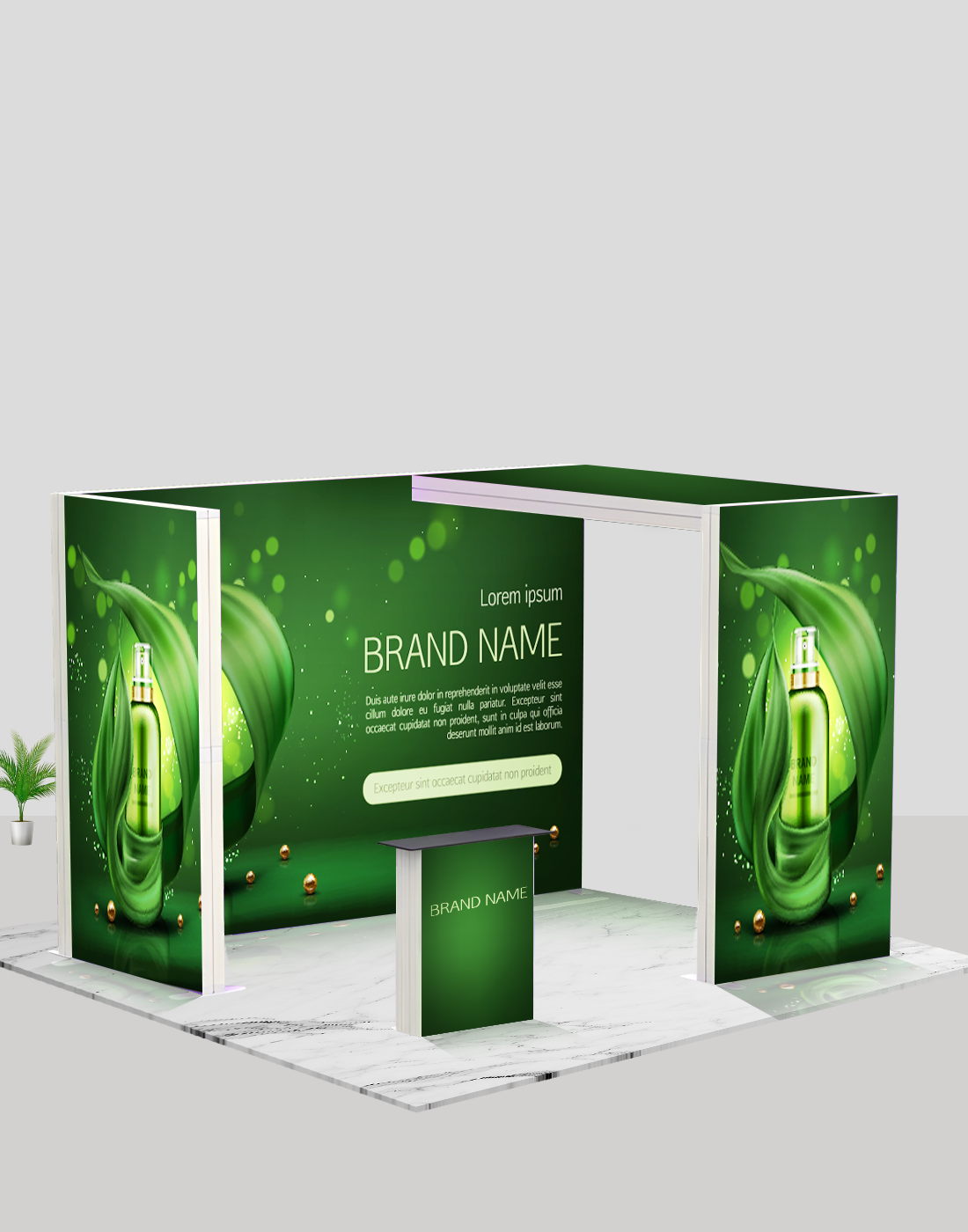 Tradeshow SEG Modular Lightbox Display - Model 3