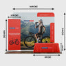 10x10 Starter Booth Kit with Backwall, Banner Stand & Table Cover