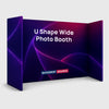 Cabine photo large en forme de U 