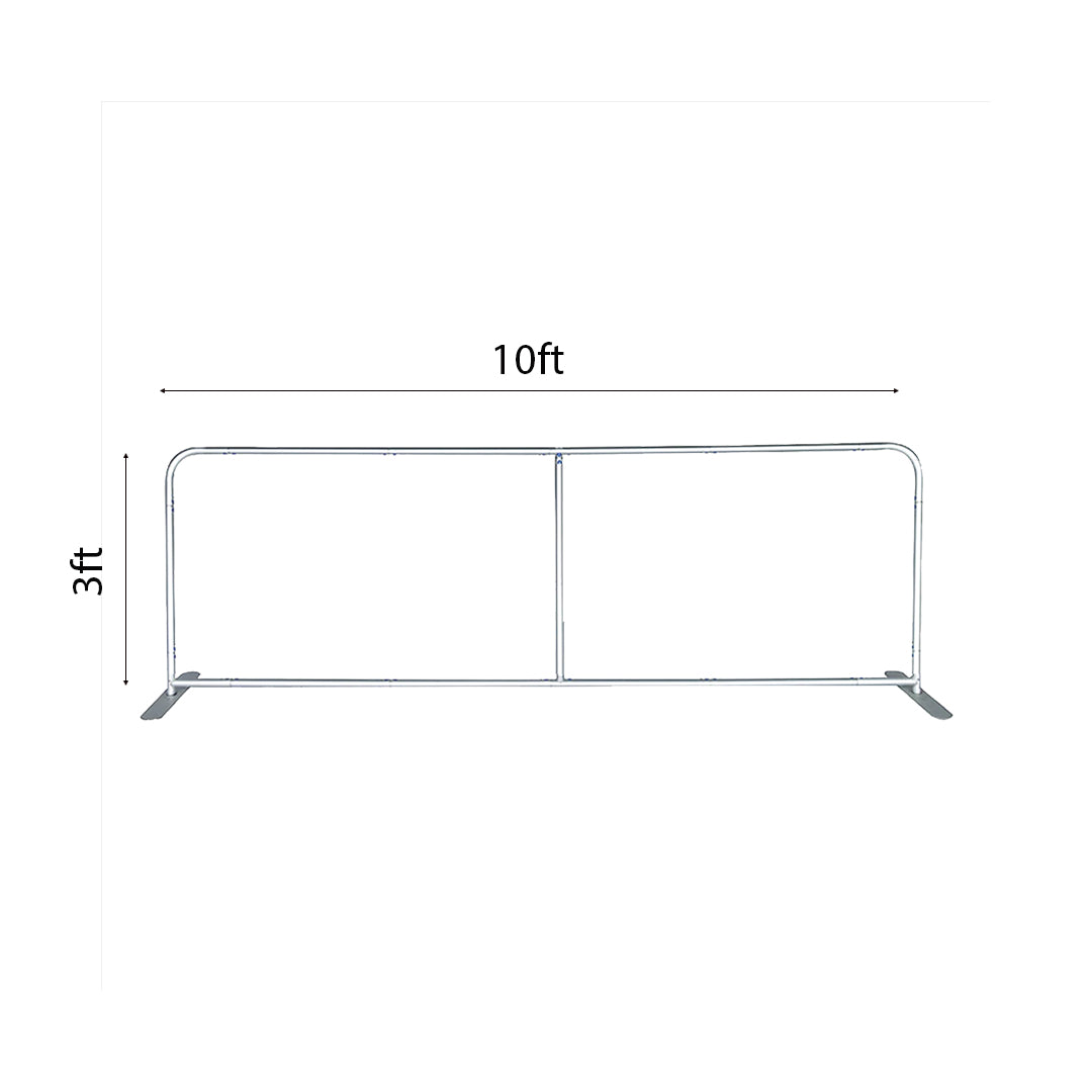 Small Tension Fabric Media Wall - Straight Backdrop