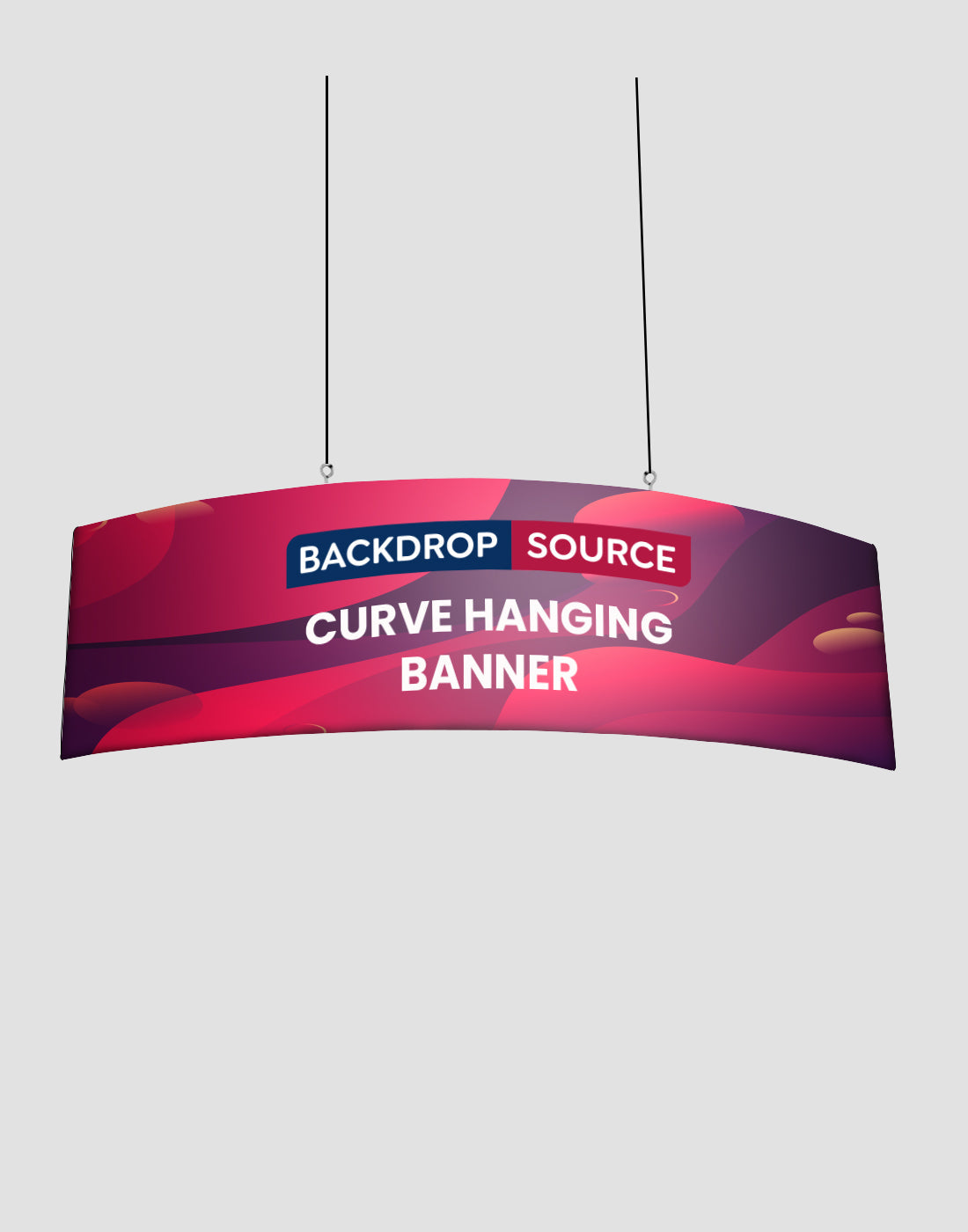 Curved Hanging Banner
