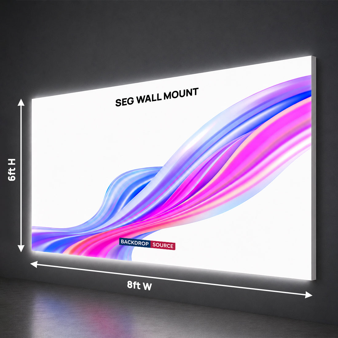 Boîtier lumineux SEG mural 